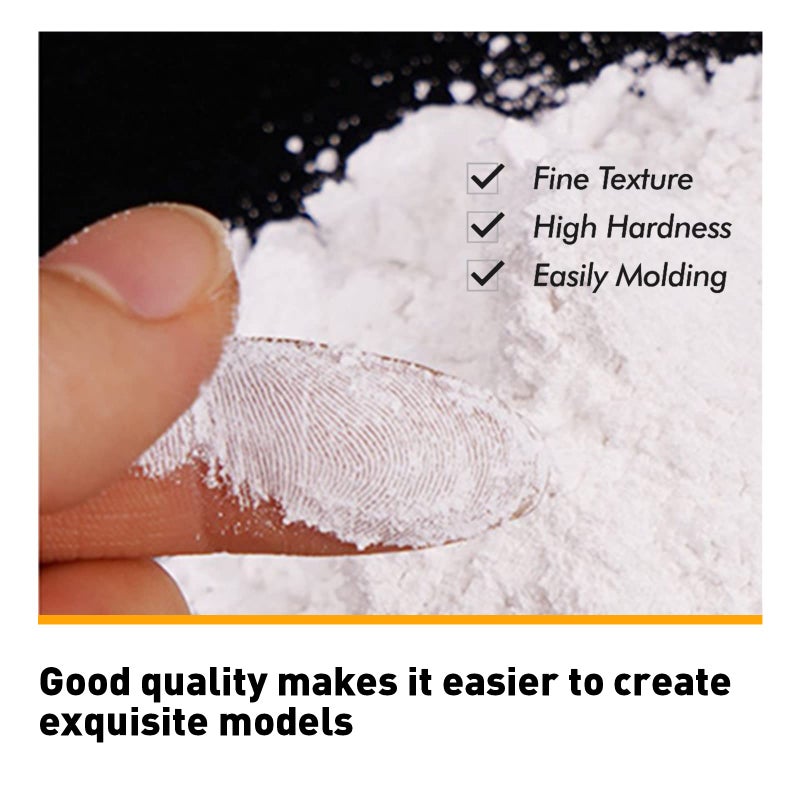 Falling in Art 5 LB Plaster of Paris Powder - Hand Mold Casting Kit Powder, Gypsum Cement, Pottery & Ceramic Plaster Powder for Crafts, Sculpture, Diorama and Home Decor - Image 5